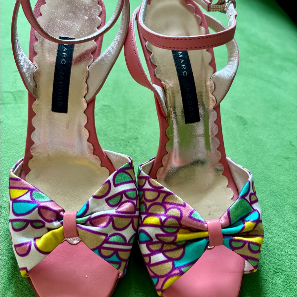 Marc Jacobs Pink And Multicolor Women's Sandals